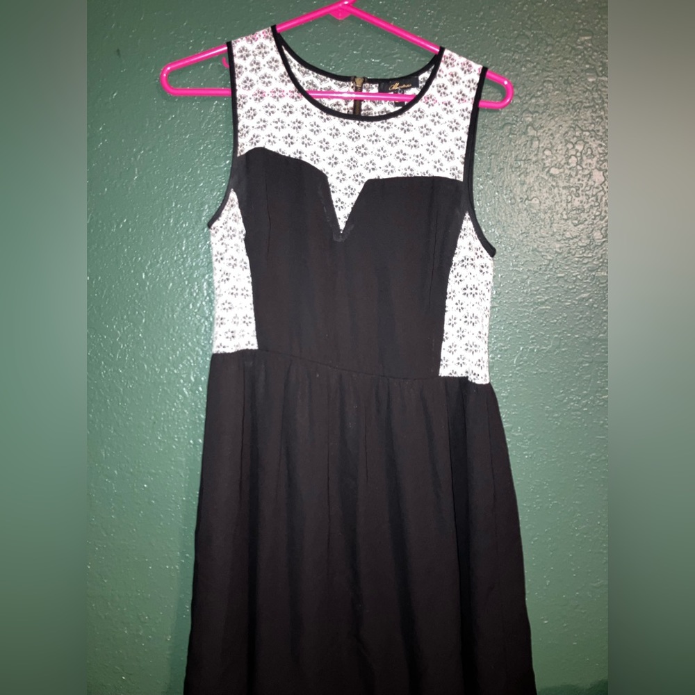 Black and white dress